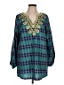 Mud Pie Green 3/4 Sleeve Blouse Size L - photo 1