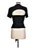 Ser.O.Ya Black Short Sleeve Top Size L - photo 2