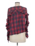 Tinseltown Red 3/4 Sleeve Blouse Size M - photo 2