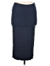 Topshop Solid Blue Casual Skirt Size 6 - photo 1