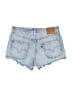 Levi's 100% Cotton Blue Denim Shorts Size 27 waist - photo 2