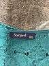 Sampeel Teal 3/4 Sleeve Blouse Size XXL - photo 7