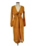 Mimi Chica 100% Polyester Orange Casual Dress Size S - photo 1