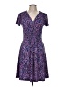 Wisp Paisley Purple Casual Dress Size 6 - photo 1