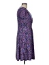 Wisp Paisley Purple Casual Dress Size 6 - photo 4