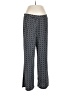 NY Collection Print Black Casual Pants Size L - photo 1