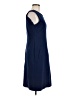 Lands' End Solid Blue Casual Dress Size 8 - photo 4