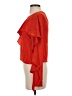 Milly Red Long Sleeve Silk Top Size 2 - photo 5