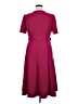 London Times Solid Burgundy Casual Dress Size 16 - photo 2