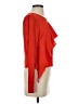 Milly Red Long Sleeve Silk Top Size 2 - photo 4