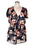 chic soul (chicsoul.com) 100% Polyester Tropical Blue Romper Size 1X - photo 1
