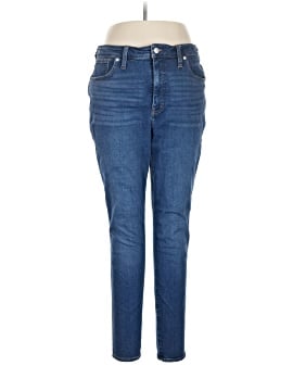 Madewell Tall Curvy High-Rise Skinny Jeans in Coronet Wash (view 1)