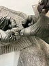Gianni Bini Gray Pullover Sweater Size M - photo 8