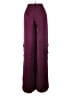 Fashion Nova 100% Polyester Burgundy Cargo Pants Size S - photo 2