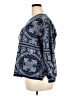 Lands' End 100% Baumwolle Paisley Blue Pullover Sweater Size 2X - photo 5
