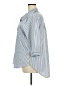 Shein Curve 100% Polyester Stripes Blue 3/4 Sleeve Blouse Size 20 Plus (4) - photo 5