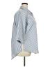 Shein Curve 100% Polyester Stripes Blue 3/4 Sleeve Blouse Size 20 Plus (4) - photo 4