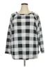 chic soul (chicsoul.com) 100% Polyester Gray Long Sleeve Blouse Size XXL - photo 1