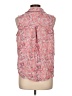 Caffé Marrakesh 100% Rayon Pink Sleeveless Button-Down Shirt Size L - photo 2