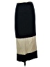 W by Worth Color Block Black Casual Skirt Size P (petite) - photo 1