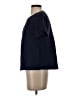 Lands' End 100% Cotton Solid Blue Short Sleeve Blouse Size S - photo 5