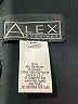 Alex Evenings Solid Black Cocktail Dress Size 14 - photo 7
