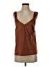 CALISTA Brown Sleeveless Top Size S - photo 1