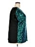 PrettyGuide 100% Polyester Teal Short Sleeve Blouse Size XXL - photo 4