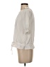 Lands' End Solid White Ivory Short Sleeve Blouse Size XS - photo 5