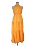 Shein Polka Dots Orange Casual Dress Size XL - photo 1