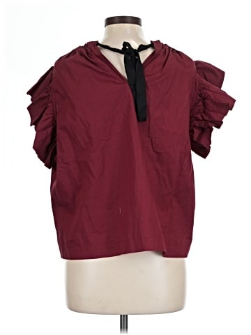 Ulla Johnson Short Sleeve Blouse (view 2)