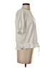 Lands' End Solid White Ivory Short Sleeve Blouse Size XS - photo 4