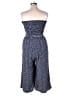 chic soul (chicsoul.com) 100% Polyester Polka Dots Blue Jumpsuit Size 1X - photo 2
