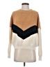 Shein Chevron-herringbone Tan Pullover Sweater Size S - photo 1