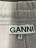 Ganni 100% Cotton Color Block Gray Purple Track Pants One size - photo 7