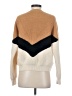 Shein Chevron-herringbone Tan Pullover Sweater Size S - photo 2