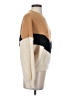 Shein Chevron-herringbone Tan Pullover Sweater Size S - photo 4