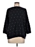 J.Jill Polka Dots Black Pullover Sweater Size L - photo 1