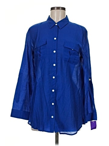 Chico's Long Sleeve Button-Down Shirt (view 1)