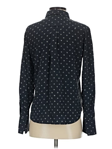 Vince. Long Sleeve Silk Top (view 2)