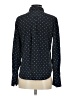 Vince. 100% Silk Print Black Long Sleeve Silk Top Size 4 - photo 2