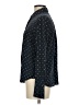 Vince. 100% Silk Print Black Long Sleeve Silk Top Size 4 - photo 5
