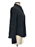 Vince. 100% Silk Print Black Long Sleeve Silk Top Size 4 - photo 4