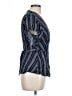 Tart 100% Rayon Blue Short Sleeve Blouse Size L - photo 4