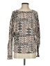 Berkley Jensen Tweed Brown Long Sleeve T-Shirt Size S - photo 1
