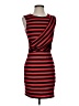 Bailey 44 Stripes Red Cocktail Dress Size S - photo 1