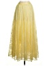 Unbranded 100% Polyester Yellow Formal Skirt Size S - photo 2