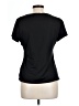 Halogen Solid Black Short Sleeve Top Size L - photo 2