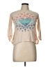 Knitworks Tan 3/4 Sleeve T-Shirt Size L - photo 1