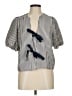 Zara Ivory Short Sleeve Blouse Size M - photo 1